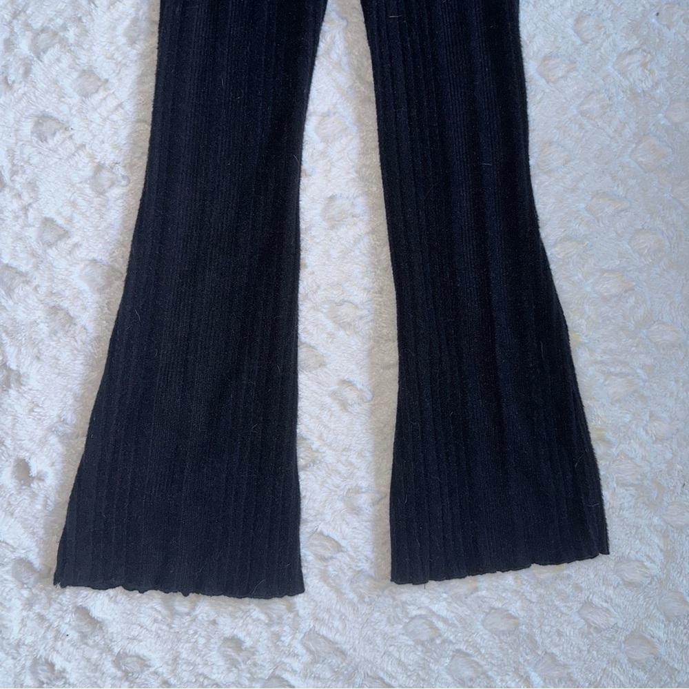 Black Knitted Yoga Pants - Size Petite XXS - Picture 6 of 7
